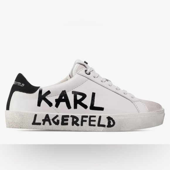 Karl Lagerfeld Baskets Et Sneakers Skool Brush - Picture 2 of 6